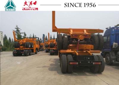 China Reboque de carregador de toras durável, reboques de madeira florestal com suspensão Bogie à venda