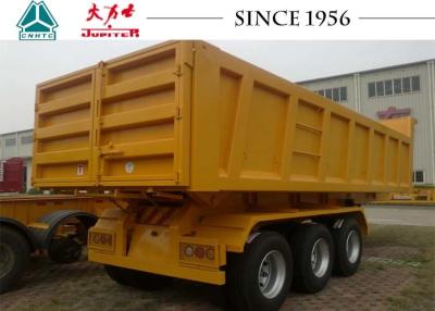 China 27 CBM 3 Axles Dump Semi Trailer 40 Tons For Kenya For Container Transport for sale