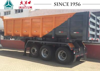 China 3 Axle Heavy Duty Tipper Trailer 40 Tons Payload For Kenya Construction Transport for sale