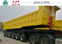 China Durable 80 Tons Heavy Duty Tipper Trailer For Bauxite Ore Transport In Ghana for sale