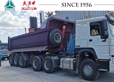 China 24CBM 30 Tons Tipper Semi Trailer Heavy Duty Dump Trailer With 3 Axle for sale