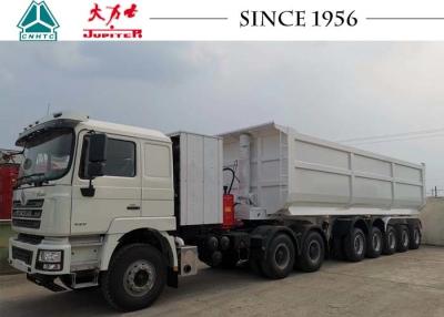 China 60T 5 Axle Heavy Duty Tipper Trailer / Dump Trailer For Mine Transportation for sale