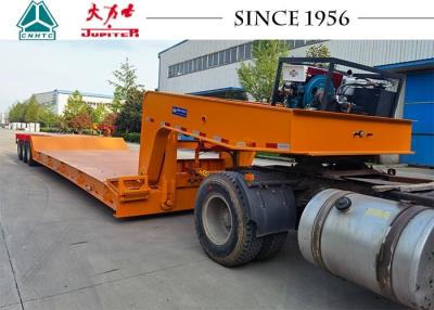 China 3 Axle 70T Detachable Gooseneck Low Bed Trailer for sale