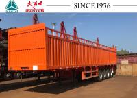 China Carga útil del remolque 80000kg del cargo de la cerca del lado alto del eje 4 en venta