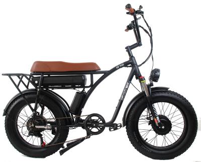 China Poland Warehouse GOGOBEST GF750 20*4 Fat Tire 2000w Electric Bike Leisure Motor Long Seat Bike for sale