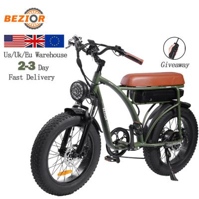 China Bezior XF001 Front Wheel 2 Seater Aluminum Alloy Electric Bike With Center Motor Conversion Kit 20