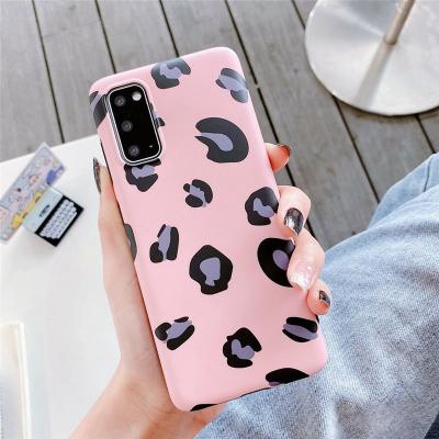 China Sling Case Leather Wallet Ins Style Leopard Korean Print For Samsung Note20 Cell Phone Case S10+ S20ultra Inclusive Soft Shell Note8/9 Female for sale