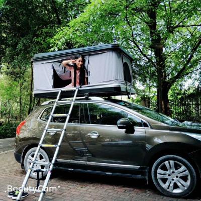 China Extended Type High Quality Tent Top Outdoor Camping Foldable Car Rooftop Camper Car Roof Top Tent Outdoor Camping Tent for sale