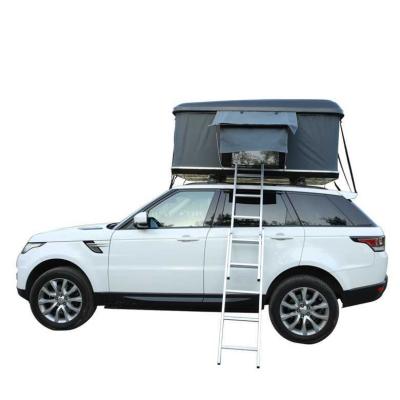 China Extended Type I Folding Shell Car Roof Tent Waterproof NEW Style 2021 Car Roof Top Tent Camping Hard Auto Tent Roof for sale