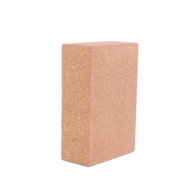 China High Density Natural High Density Cork Yoga Blocks Biodegradable Color Yoga Brick from Vivanstar YG1302 Costom for sale