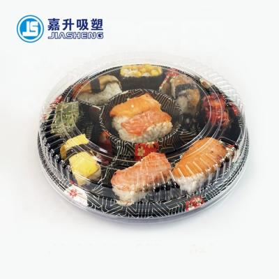 China Eco - Friendly Disposable Plastic Sushi Container Fog Sushi To Go Plastic Box Sushi Box for sale