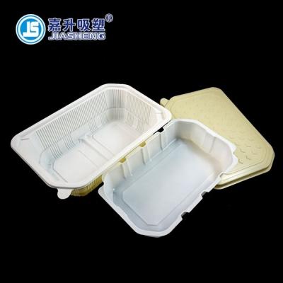 China Food Safe PP Material Plastic Airtight Self Heat Pot Hot Pot Food Container for sale