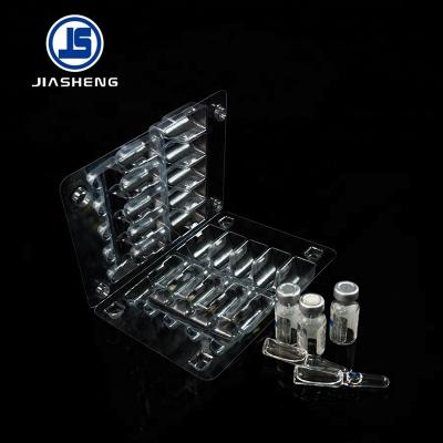 China Disposable And Eco-friendly Plastic Medical Vacuum Blister Vials Thermoforming Tray Disposable Packaging for sale