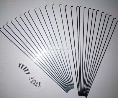 China OEM Size 55-310mm OEM 12g/13g/14g/15g High Quality Corrosion Steel Factory Manufacturer Resistance Bike Spokes And Nipples for sale