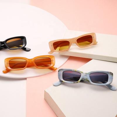 China Fashion Small Frame Small Sunglasses Frame Polarized Square Sunglasses Small Eyewear Rectangle Travel Luxury Eyeglass Shades Sunglass Designer Women Sunglasses for sale