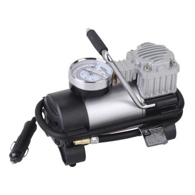 China Portable Car Tire 30mm Cylinder Air Compressor Metal Auto Tire Inflator DC 12v Car Inflate Pump For Tire for sale