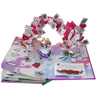 China Eco-Friendly Safety Printing Violet Fairy Pop Up Cartoon Children's Book Printing Book Magazine Printing for sale