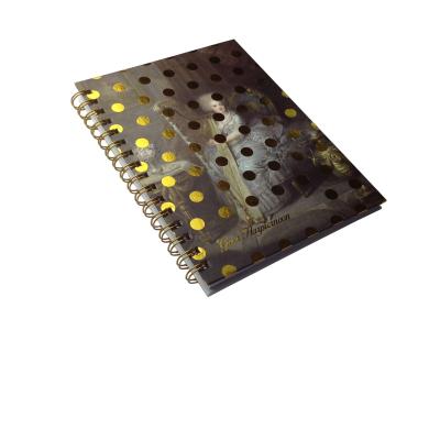 China Eco-friendly No MOQ! A5 Custom Design Notebook Book Printing Gold Foil Cover Perfect Binding Hot Stamping Printing for sale