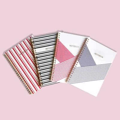 China Custom Kids Education Gold Spiral A4 A5 Planner Notebook 2022 Daily Weekly Daily Gym Notebook Printing / Art Free Sample for sale