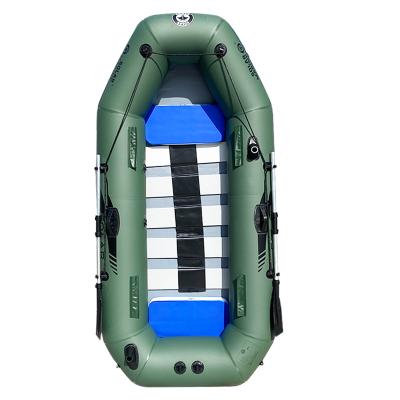 China New 8.5ft PVC Rowing Boats PVC Inflatable Fishing Boat Kayak For Sale for sale