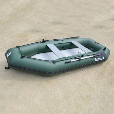 China PVC 5 Person 330cm Inflatable Boat PVC Rowing Marine Fishing Kayaks Premium Air Floor Outdoor Water Sports for sale