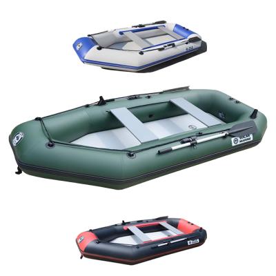 China 4 Person PVC Accessories 3M Inflatable Boat PVC Solar Marine Rowing Kayak Free Family Water Entertainment for sale