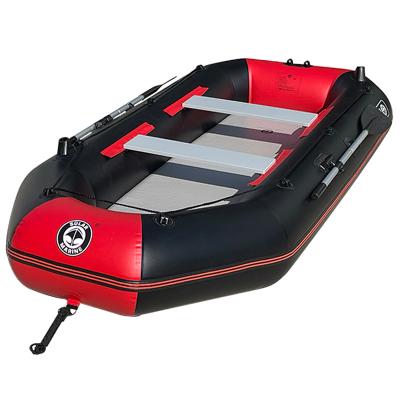 China PVC 2.7m Kayak Rowing Boats Air Deck Floor Inflatable Boat Luxury Yacht For 4-5 Person Fishing Boat Water Play Equipment for sale