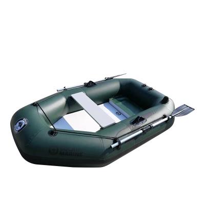 China PVC 1.75 M Solar Marine Rowing Boat With Air Mat Single Inflatable Kayak For Fishing Water Play Entertainment for sale