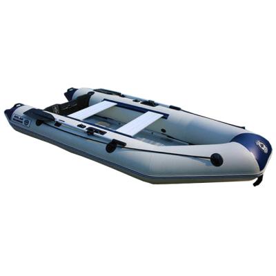 China PVC 9 Person 400 Cm Flood Rescue Boat Solar PVC Inflatable Kayaks Aluminum Speed ​​Boat Marine for sale