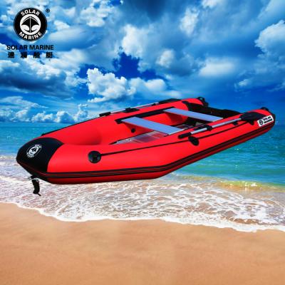 China Fishing Solarmarine 300cm Floor Inflatable Aluminum PVC Mini Speed ​​Boat for sale