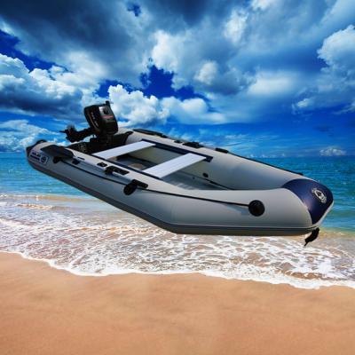 China Fishing Solarmarine 5 Person Aluminum Floor PVC Inflatable Speed ​​Boat for sale