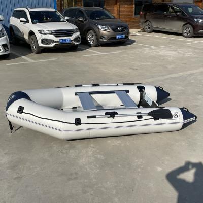 China Fishing Solarmarine Aluminum Floor PVC Sport Inflatable Fishing Boat 300cm for sale