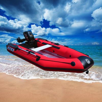 China Fishing Solar Marine 270 Cm Aluminum Floor Inflatable PVC Speed ​​Boat 4 Person for sale