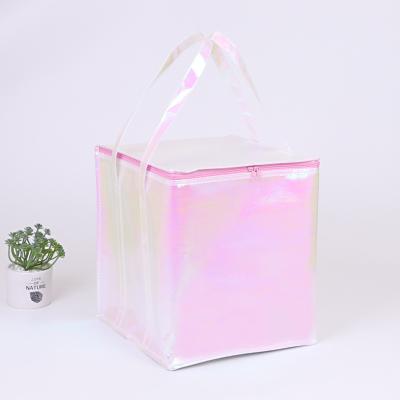 China Factory Customized Laser Insulated Film Insulated Nonwoven Cake 6 Inch 8 Inch 10 Inch Portable Lunch Bag Custom Ice Cream Wholesale for sale