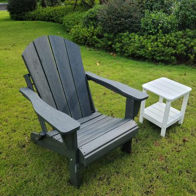 China Modern Wood Adirondack Chairs Clear Finish With Matching Folding Wood Table for sale