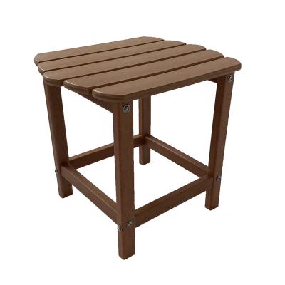 China Modern Hot Sale HDPE Adirondack Wood Side Table For Garden And Beach for sale