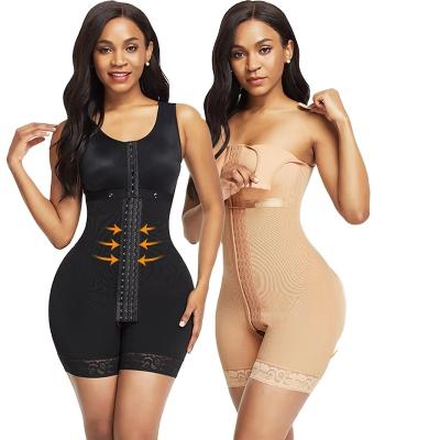 China European and American Style Hot Shapewear Women's Adult One-Piece Breasted Belly Body Corset for sale