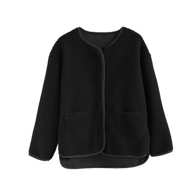 China Women's Winter Thickening Warm Slim Women's Casual Loose Cardigan Sweater Long Sleeve Plush QUICK DRY Jacket Women's Casual Loose Cardigan for sale