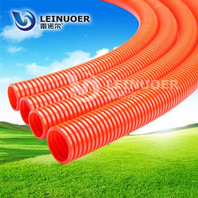 China China Manufacturer FV-0 Corrosion Resistant Checked Flexible Corrugated Electrical Conduit Pipes for sale