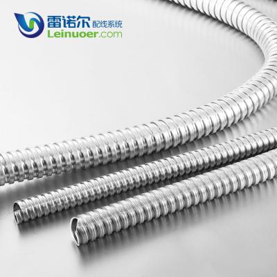 China Chemical Industry Double Locked Galvanized Flexible Corrugated Steel Metal Conduit Cable Protection Making Machine for sale