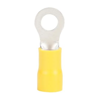 China Yellow Copper Electrical Power Plugs Crimp Terminal Connector Ring Connector for sale