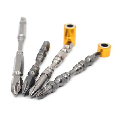 China HONGYI Steel Double Ended Precision Double End Super Magnetic Universal With Coils Screwdriver Electric Screwdriver Drill Bits for sale