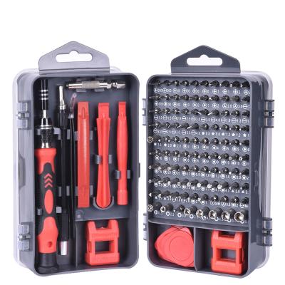 China Multi-used HONGYI 115 in 1 Universal Mini Screwdriver Bits Set Magnetic Electronics Repair Tool Kit Phone Screwdriver Set Magnetic for sale