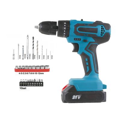 China Professional Household HONGYI 12V 16.8V 21V Cordless Power Driver Industrial Drill Screwdriver With Electric Bit for sale