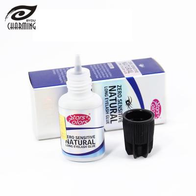 China Zero Sensitive Natural Eyelash Glue 3~5S High Viscosity Long Drying Eyelash Extension Glue for sale