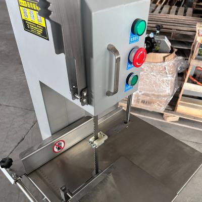 China High Efficiency Industrial Commercial Table Electric Frozen Meat Steak Bone Band Saw Cutter Slicing Cutting Machine for sale