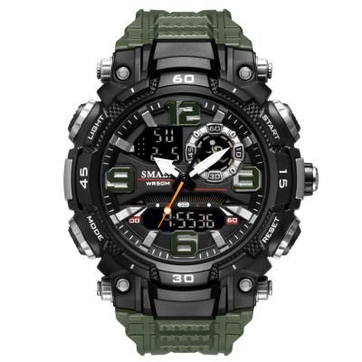 China Double Display Sport Alarm SMAEL 1921 Lucky Sport Quartz Watch Analog-Digital Watches for sale