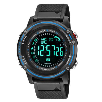 China SMAEL 8041Japan Auto Date Movement Custom Logo Led Digital Watch Light Luminous Male Sports Waterproof Men OEM for sale