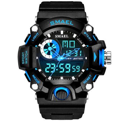 China Alarm SMAEL Men Watches 1385 Automatic Watches Men Sport Waterproof Shockproof Kids Watch for sale