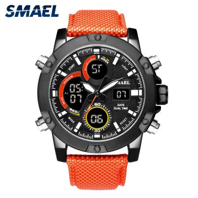 China SMAEL 1325 Alarm Alloy Wristwatch Outdoor Man Waterproof Smart Digital Watch for sale